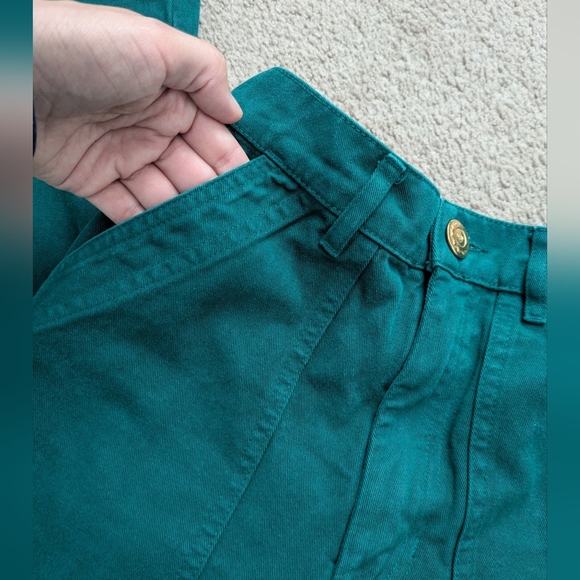 Big Bud Press Sun Baby Teal Green Cotton Work Pants Unisex XXS - Picture 7 of 15